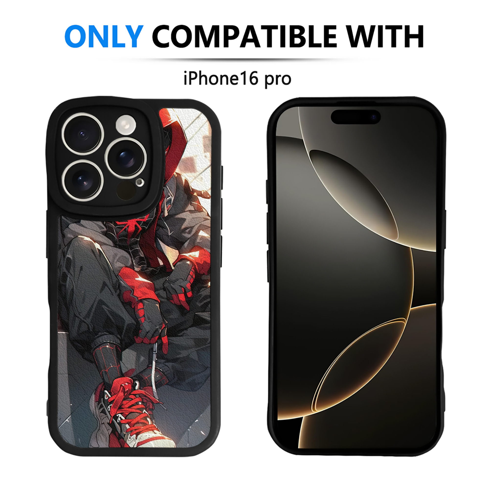 Spider Man スパイダーマン 【iPhone 16シリーズ対応】シリコンスマホケース（レザー調） 材質：シリコン